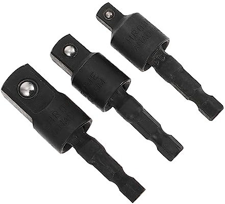 SHINEOFI Impact Driver Adapter Rotatable Wobble Socket Adapter for Drill Torque Screwdriver