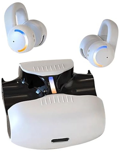 Oldmoom Auricolari con Clip Sportivi,Cuffie Senza Fili Con Design A Clip - Confortevoli Con Cancellazione Rumore, Senza Fili, Leggeri E Sicuri Per Sport, Corsa, Sonno, Viaggi, Allenamenti E Doccia