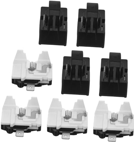 Vaguelly Relais de Démarrage Ptc Compresseur Réfrigérateur Protecteur de Surcharge, Kit 4 Pièces, Adapté Congélateur et Mini-réfrigérateur, Protection Surchauffe Électrique, Usage