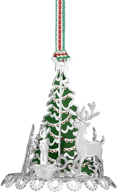 Newbridge Silverware LW912 Snowman Carousel Christmas Tree Decoration