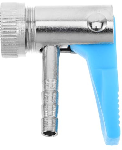 UKCOCO Embout de Gonflage en Cuivre à Clip 6 Mm Adaptateur Mandrin pour Pompe à Pneus Portable Raccord Rapide pour Valve de Pneu Voiture Clapet Anti-retour Accessoire Compresseur Air