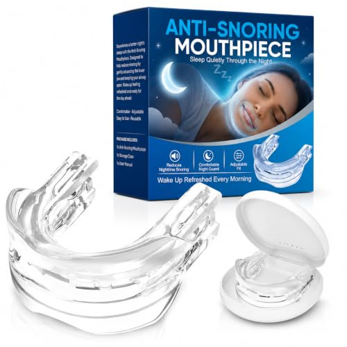 Snoring Aids for Men & Women, Adjustable Anti Snore Mouth Guard