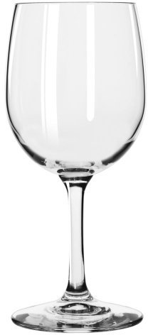 Libbey Bristol Valley Sheer Rim - Bicchiere da vino bianco, 370 ml