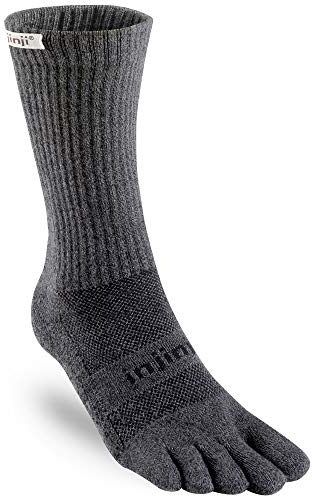 Injinji - Performance 2.0 - Trail Midweight Crew Granit - Socken - Unisex, grau, S