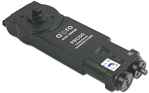 ALPRO PRO50 Variable Power Transom Door Closer C/W Pivot & Arm - Side Load - 90° Hold Open