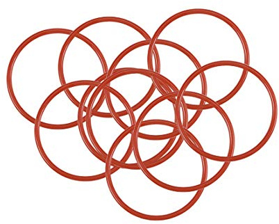sourcing map 10 Stück O Ringe 27mmx24mmx1,5mm Dichtungsringe Rund Gummi Dichtung O Ring Seals Unterlegscheibe für Wasserhahn Spülventile Waschbecken Duschablauf Hydraulik Rohrschlauch