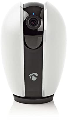 Nedis WIFICI21CGY Smartlife Innenkamera | WLAN | Full HD 1080p | Pan tilt | Cloud Storage (optional) / microSD (not enthalten) | Nachtsicht | Android™ / IOS | Dunkelgrau/Weiss
