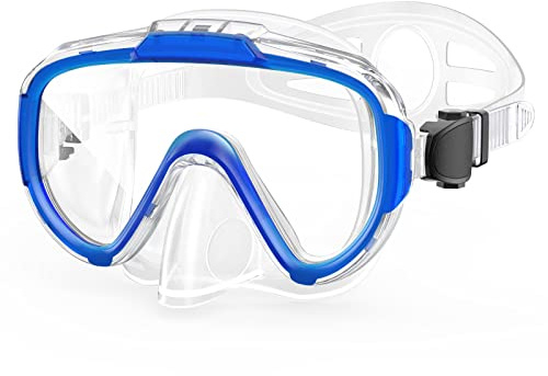 Norabidea Swim Goggles Adult Kids, Anti Fog Swimming Goggles with Nose Cover ,No Leaking Clear Snorkel Dive Mask 180 Wide View Men Women Youth Boys Girls