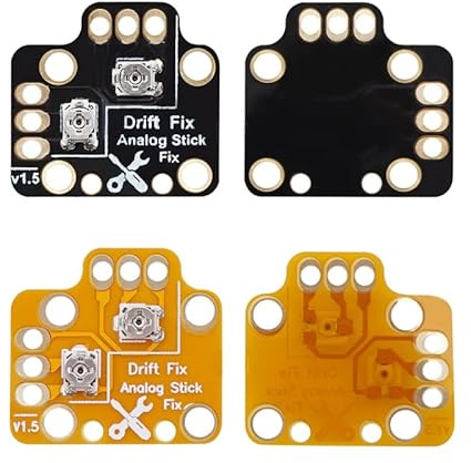 1 par de controladores analógicos Drift Fix Mod para Xbox One PS4 PS5 Switch Pro Gamepad Game Handle Joystick Drift Repair Board (negro)