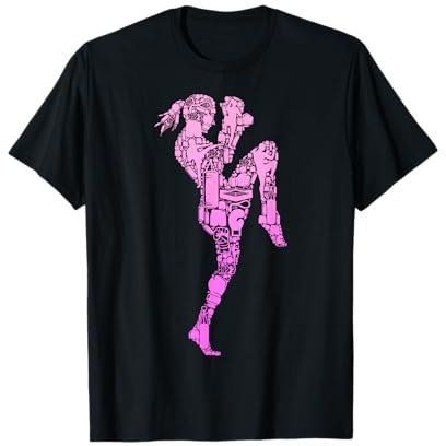 Muay Thai Thaiboxen Frauen Mädchen Kinder T-Shirt