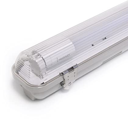 Noxion LED Feuchtraumleuchte Gehäuse Poseidon V2.0 incl. 1x Noxion LED Röhre T8 Standard Output 19W 2300lm - 830 Warmweiß | 150cm
