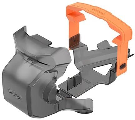 Integrierte Propellerhalterung Objektivschutzabdeckung für DJI Mavic 3 PRO, Propellerhalterung Riemen Objektivkappe Gimbal Schutzabdeckung, Drohnenzubehör (transparent grau)