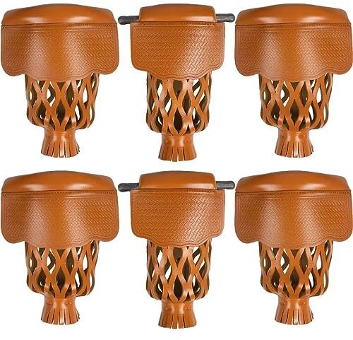 Collapsar Billardtaschen-Set, Kunstleder, 6 Stück, Ersatztaschen für Billardtischzubehör