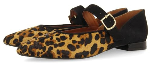 GIOSEPPO FERNITZ, Scarpe Piatte Mary Jane Donna, Leopardo, 37 EU, Leopardato, 37 EU