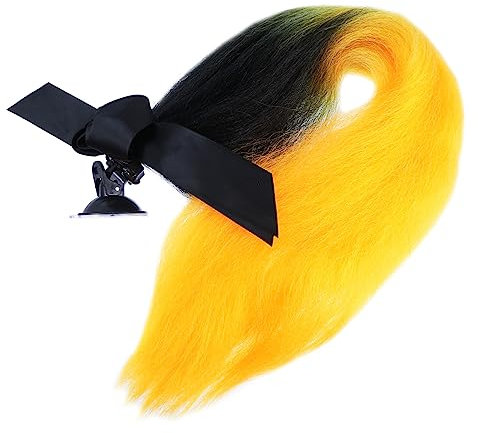 SOLUSTRE 2St Helmgeflecht Helmzöpfe Beanie-Helme für Motorräder Zöpfe Perücke motorradhelm zubehör motorradhelm Accessoires Perücken e geflecht Helmdekor Pu
