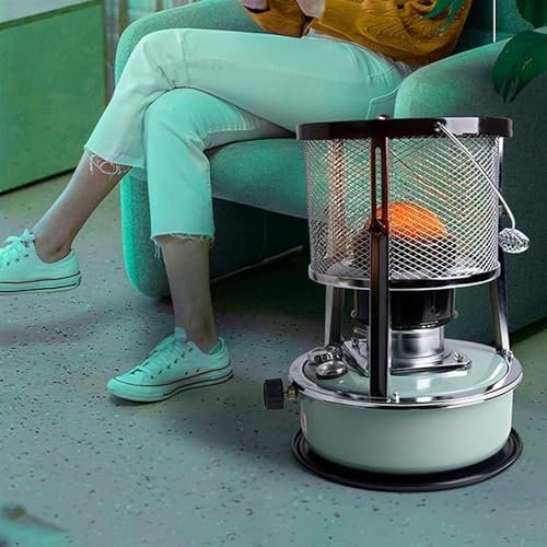 BomDog Réchaud À Pétrole, Puissance Réglable, Chauffaambiant À 360°, Pour L'Intérieur Et L'Extérieur, Le Patio, La Terrasse, La Maison 9000 Btu/H 4 L