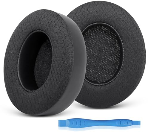 GEVO Replacement Earpads for Beats Studio 2/Studio 3 Wired & Wireless Headphones, Ear Pads Cushion for Beats Studio 2 with Mesh Fabric,High-Density Noise Isolation Foam, Black