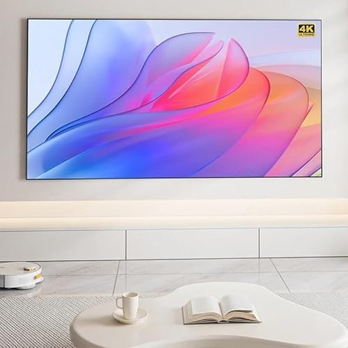 smart home 5.0 Pro ALR Projection Screen 1 CM Bezel 4/8K HD Best Ambient Light Rejecting For Normal Projectors screen(110 inch)