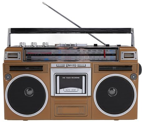 Radio Portátil, MW/FM/SW1 SW2 Bluetooth Radio Cassette Player, Receptor de Estaciones de Emergencia USB/batería para Acampados para el Hogar y Al Aire Libre, Senderismo (Enchufe