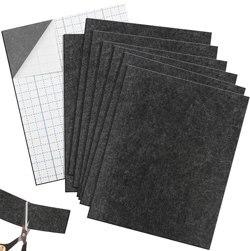 Ipow Felt Furniture Pads, 16x20cm 5mm Thick Self-Adhesive, 8 PCS Heavy Duty Hard Floor Protectors, Cut to Size for Furniture Legs, Scratch-Free Protection for Wood, Tile, Laminate & Vinyl Floors