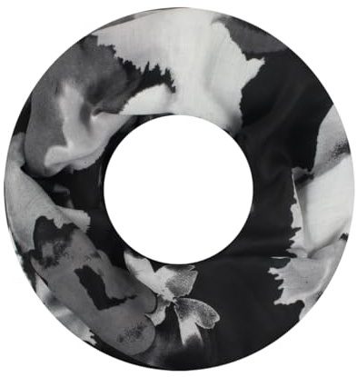 Majea Damen Loop Schal Schlauchschal Halstuch (880026) (schwarz 22)