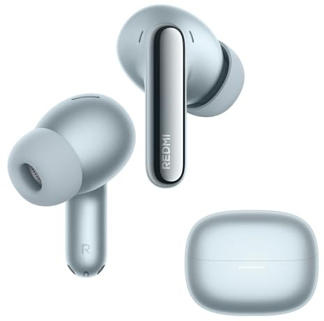 XIAOMI Redmi Buds 8 Pro, True Wireless Bluetooth, cancelación Activa de Ruido de hasta 55 dB, Triple Driver, Sonido Hi-Res Hi-Fi, Dolby Audio, hasta 33h de autonomía, Bluetooth 5.4, IP54, Azul