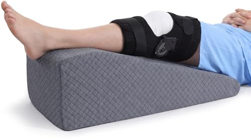 TOPROUD Leg Elevation Pillow for After Surgery – Knee Replacement & Recovery Wedge Pillow for Knee, Hip & Ankle Support, Orthopaedic Leg Rest Pillow for Home Recovery Equipment