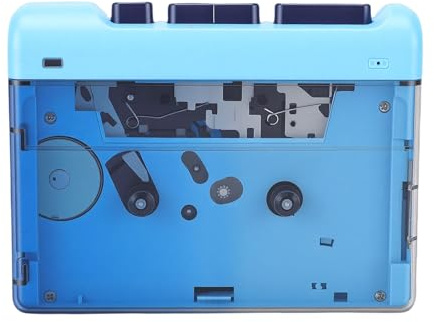 CCYLEZ Reproductor de Casetes Portátil, Reproductor de Cintas Retro con Conector Auxiliar de 3,5 Mm y Cable USB Tipo C, para Uso Doméstico y Exterior Digitalización de Recuerdos.