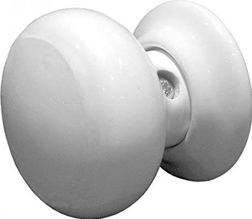 PREM CERAMC Door KNOBS WHT S3280