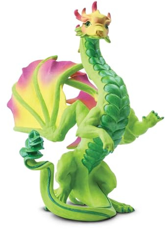 Safari Ltd. Flower Dragon Figurine - Detailed Vibrantly-Colored 4.5 Model Figure - Fun Fantasy Play Toy for Boys, Girls & Kids Ages 4+
