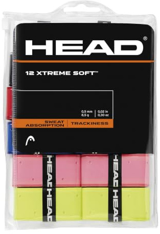 Head Unisex – Adult's 12 Xtremesoft Grip Tape, Mixed, Standard Size