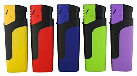 HND Lot de 5 Briquets Tempête électronique Turbo Zorr Rubber Serie