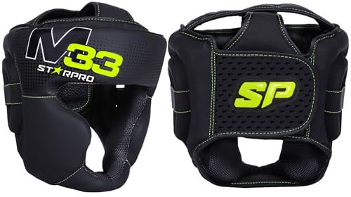 Starpro M33 Boxen Kopfschutz Boxhelm mit Gesichtsschutz - Für Boxen Sport, Kickboxen, MMA, Krav MAGA und Muay Thai - Herren & Frauen