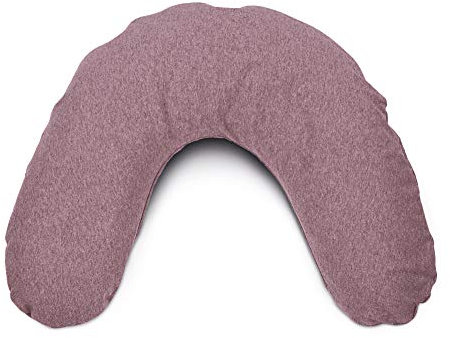 Theraline Schlaf- und Nackenkissen mittel Gr. 100x21cm | Perlenfüllung | inkl. Bezug Melange Rosenholz Bambus-Kollektion