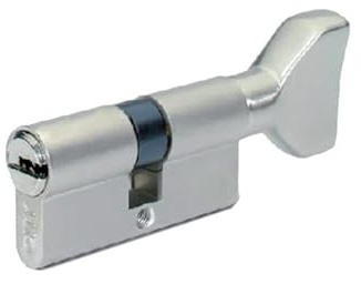 ISEO FRANCE SAS (CAVERS) PLA30349 Zylinder mit Knauf, Cavers Iseo 40 x 40 mm, Messing, vernickelt, variiert V05 KCF001921-535940409V05