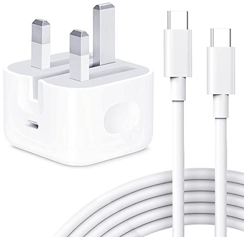 Charger for iPad Pro 20W USB C Fast Charger With 2M USB C Cable for iPad Pro 12.9/11 2018 to 2022, for iPad Air 10.9 Gen 4th/5th, for iPad Mini 6th, for iPad 10th Generation 2022 2021 2020 - White