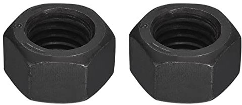 QUARKZMAN 5/8-11 Esagonale Dadi Carbonio Acciaio Grado 8.8 Ossido Nero Esagono Dado per Vite Bullone 2pz