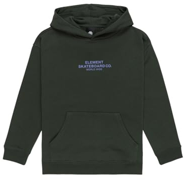 Element Boy's Skateboard CO Hood Youth T-Shirt, DEEP Forest, 16 Jahre
