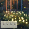 SCNNC Lampade Solari Lucciole da Giardino, 8 LEDs Lucciole Solari da Esterno IP65 Impermeabile 2 Modalità Bianco Caldo, Luci Solari Giardino Lucciole per Giardino Patio Balcone Cortile, 4 Pezzi