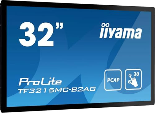 Iiyama Prolite Tf3215mC-B2ag Monitor Pc 80 Cm [31.5] 1920 X 1080 Pixel Full Hd Led Touch Screen Chiosco Nero (iiyama Prolite Tf3215mC-B2ag Computer M