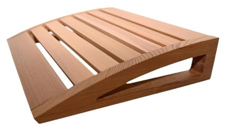 ＡＷＨＡＯ Sauna-Kopfstütze aus Holz, ergonomische Sauna-Nackenstütze, Saunakissen für Damen und Herren, zum Baden, für den Winter, für den Innenbereich