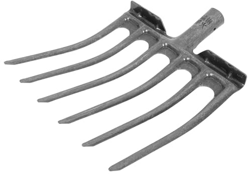 Happyyami Fourche De Jardin Acier Outil De Cultivation pour Ameublir Et Aérer Le Sol pour Jardins Et Parterres De Fleurs Équipement Fiable Et Pratique