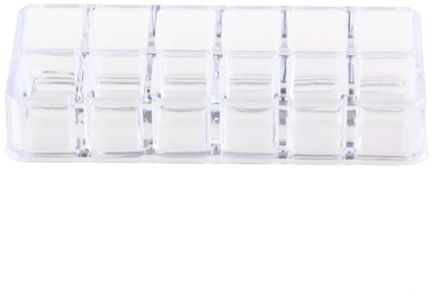 Hemobllo Expositor De Cosméticos Transparente De Acrílico Para Barras De Labios Organizador De Maquillaje Tocador Baño