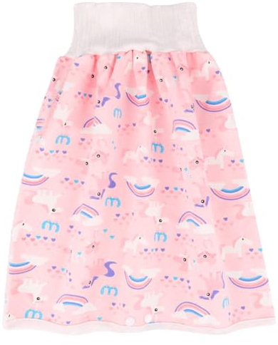 NULYLU Pantaloni Anti-perdita Impermeabili Ragazza Allenamento per Ragazzo in Design Vita Alta Cotone Rosa, Pantaloni Protettivi per L'uso Quotidiano