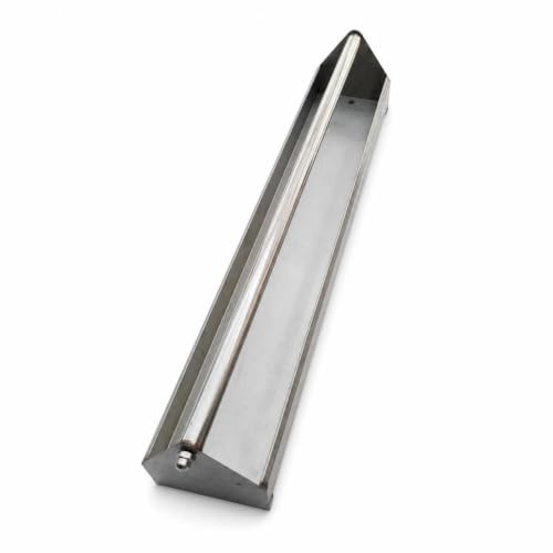 Stainless Steel Anti-Spill, Livestock Farming Use - Easy to Clean - Prevents Feed Defecation - Anti Chicken, style to 4, 80 cm L x 15 cm W x 10 cm D