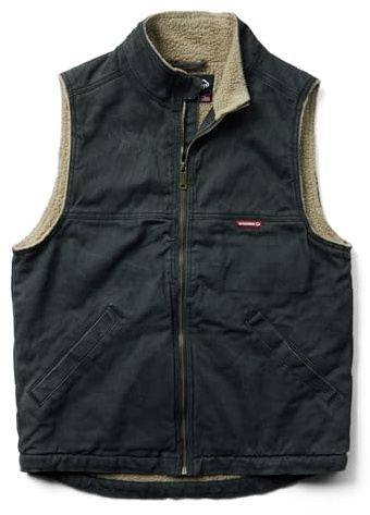 Wolverine Men's Upland Sherpa Lined Vest, Black, X-Large
