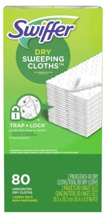 Swiffer Swiffer Sweeper Dry Cloth Refill, 80 Count
