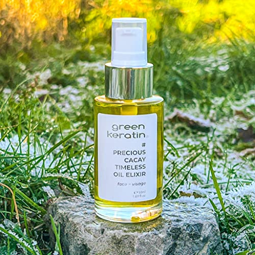Green Keratin Precious Cacay Timeless Gesichtsöl Pure Plant Elixir für schöne strahlende Haut Professional Anti-Aging