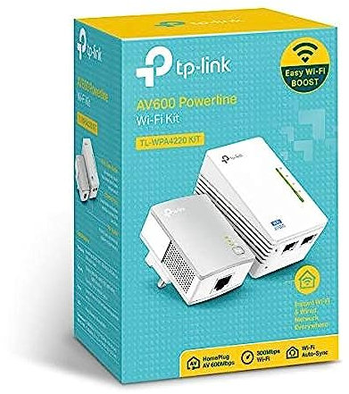 TP-Link 300Mbps AV600 Wi-Fi Powerline Extender Starter Kit TL-WPA4220KIT