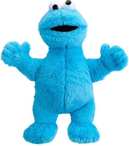 Sesame Street - Krümelmonster, 30 cm groß, offizielles Lizenzprodukt, Plüsch